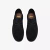 Desert boots for gutter, eldre, svarte ankelstøvletter i semsket skinn, USA
