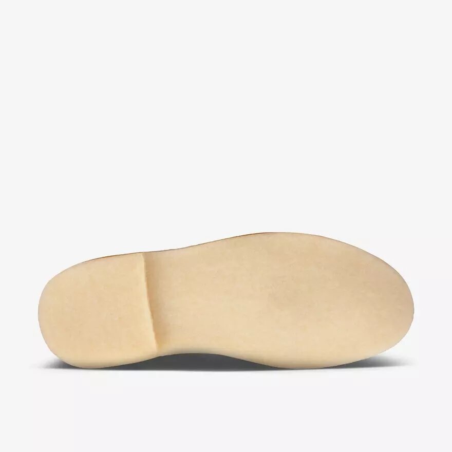 Desert boots for menn i sandfarget semsket skinn Desert boots for menn i sandfarget semsket skinn