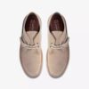 Desert boots for menn i sandfarget semsket skinn Desert boots for menn i sandfarget semsket skinn