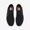 Desert boots for menn i svart semsket skinn