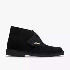 Desert boots for women in black suede, USA Desert boots for women in black suede, USA