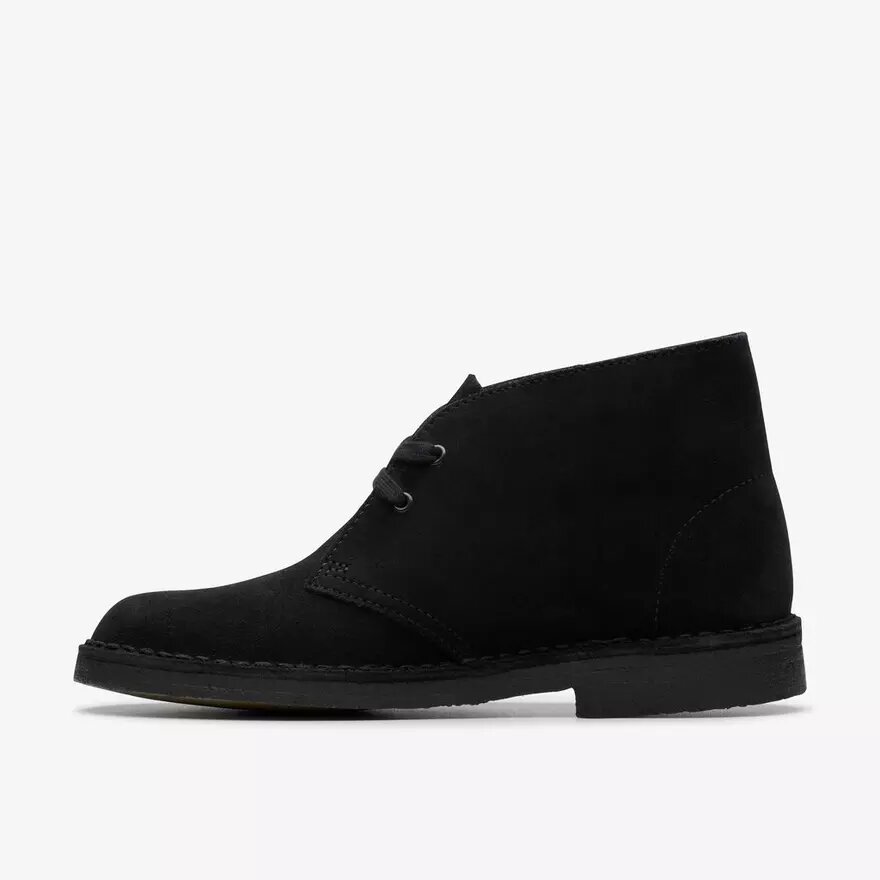 Desert boots for women in black suede, USA Desert boots for women in black suede, USA