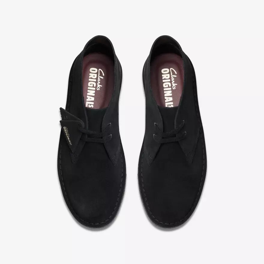 Desert boots for women in black suede, USA Desert boots for women in black suede, USA