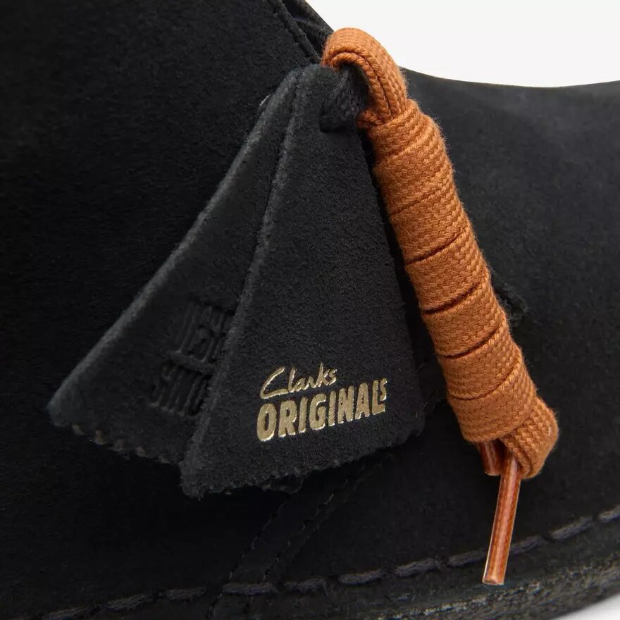Desert boots for women in black suede, USA Desert boots for women in black suede, USA
