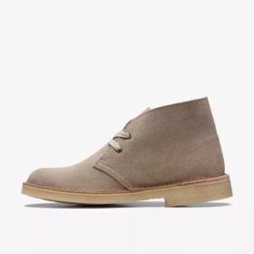 Desert boots for women in sand-colored semiskinned leather from the USA Desert boots for women in sand-colored semiskinned leather from the USA