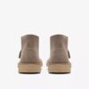 Desert boots for women in sand-colored semiskinned leather from the USA