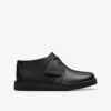 Desert Trek for eldre barn – svart skinn-Desert Boot