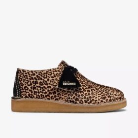 Desert Trek-sko for kvinner med leopardmønster