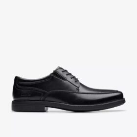 Dresslite Ace svart skinn-Oxford for menn | clarks
