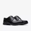 Dresslite Ace svart skinn-Oxford for menn | clarks