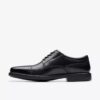 Dresslite Cap svart skinn-Oxfords for menn