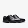 Dresslite Cap svart skinn-Oxfords for menn