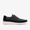 Easeway Lace svarte kombinasjonssneakers for menn