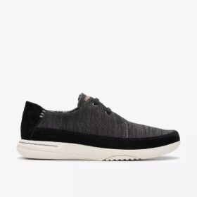 Easeway Lace svarte kombinasjonssneakers for menn