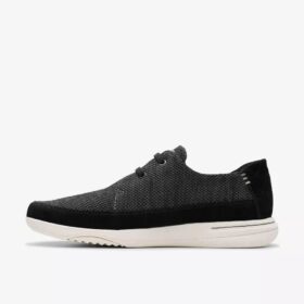 Easeway Lace svarte kombinasjonssneakers for menn
