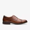Eldredge Cap mørkebrune skinn-Oxfords for menn | clarks