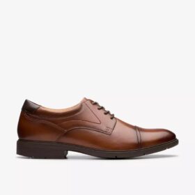 Eldredge Cap mørkebrune skinn-Oxfords for menn | clarks
