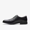 Eldredge Cap – sorte Oxford-sko i skinn for menn | Clarks