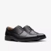 Eldredge Cap – sorte Oxford-sko i skinn for menn | Clarks