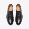 Eldredge Cap – sorte Oxford-sko i skinn for menn | Clarks