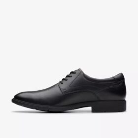 Eldredge-Oxford-sko for menn i svart skinn | Clark’s