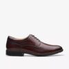 Eldredge-Oxfords for menn i mørkebrunt glatt skinn | Clark’s