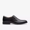Eldredge Step loafer i svart skinn for menn