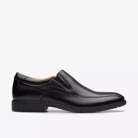 Eldredge Step loafer i svart skinn for menn