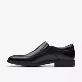 Eldredge Step loafer i svart skinn for menn