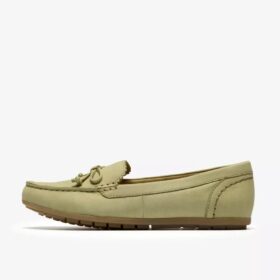 Elliotte Sail Sage nubuck-mokkasiner for kvinner