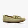 Elliotte Sail Sage nubuck-mokkasiner for kvinner