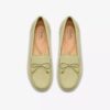 Elliotte Sail Sage nubuck-mokkasiner for kvinner