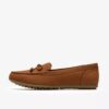 Elliotte Sail tan nubuck-mokkasiner for kvinner