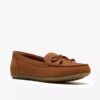 Elliotte Sail tan nubuck-mokkasiner for kvinner