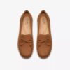 Elliotte Sail tan nubuck-mokkasiner for kvinner