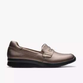 Ellowyn Penny Bronze Metallic slip-ons for kvinner