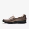 Ellowyn Penny Bronze Metallic slip-ons for kvinner
