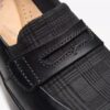 Ellowyn Penny slip-on-sko i svart skinn for kvinner