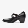 Emily 2 Mabel Mary Janes i svart skinn for damer