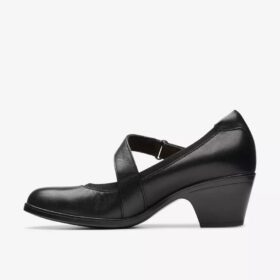 Emily 2 Mabel Mary Janes i svart skinn for damer