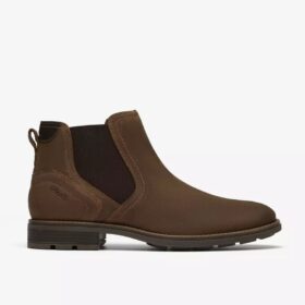 Emmet Easy Cola-Chelsea boots i semsket skinn for menn Emmet Easy Cola-Chelsea boots i semsket skinn for menn