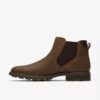 Emmet Easy Cola-Chelsea boots i semsket skinn for menn