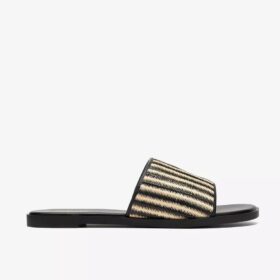 Erisia Strap2 – flate sandaler for kvinner i svart