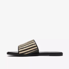 Erisia Strap2 – flate sandaler for kvinner i svart