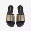 Erisia Strap2 – flate sandaler for kvinner i svart