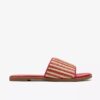 Erisia Strap2 rosa flate sandaler for kvinner