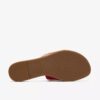 Erisia Strap2 rosa flate sandaler for kvinner