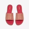 Erisia Strap2 rosa flate sandaler for kvinner
