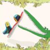 Flate sandaler for barn «Surfing Ace» med marineblått mønster Flate sandaler for barn «Surfing Ace» med marineblått mønster