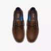 Flexway 2Eye seilersko for menn i brun nubuck